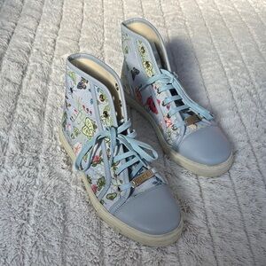 Gucci Light Blue High-Top Sneakers - Size 39